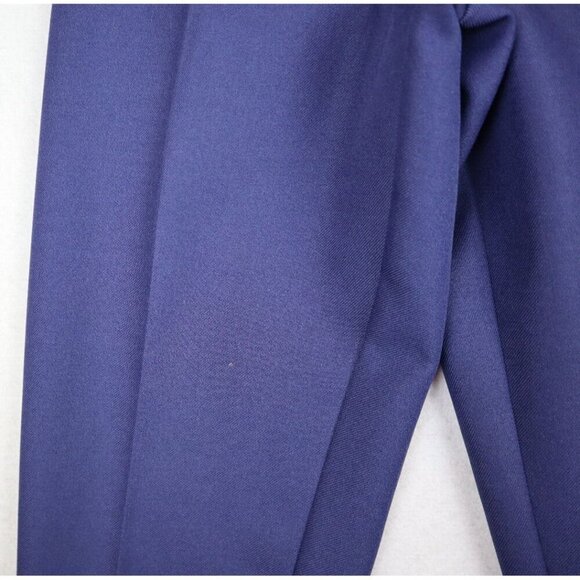 VINTAGE WOMEN'S BLUE POLYESTER PANT SUIT - SIZE PS - Picture 14 of 16